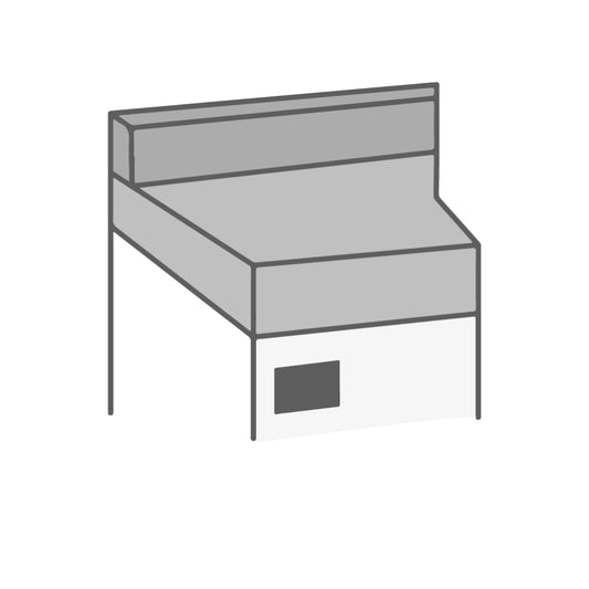 Rear splashback 10cm