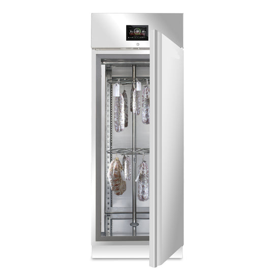 Cured meats and cheeses seasoning cabinet