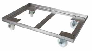 Carrello Porta Ceste Acciaio Inox