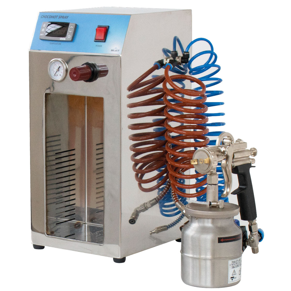 Professional chocolate spray gun compressor