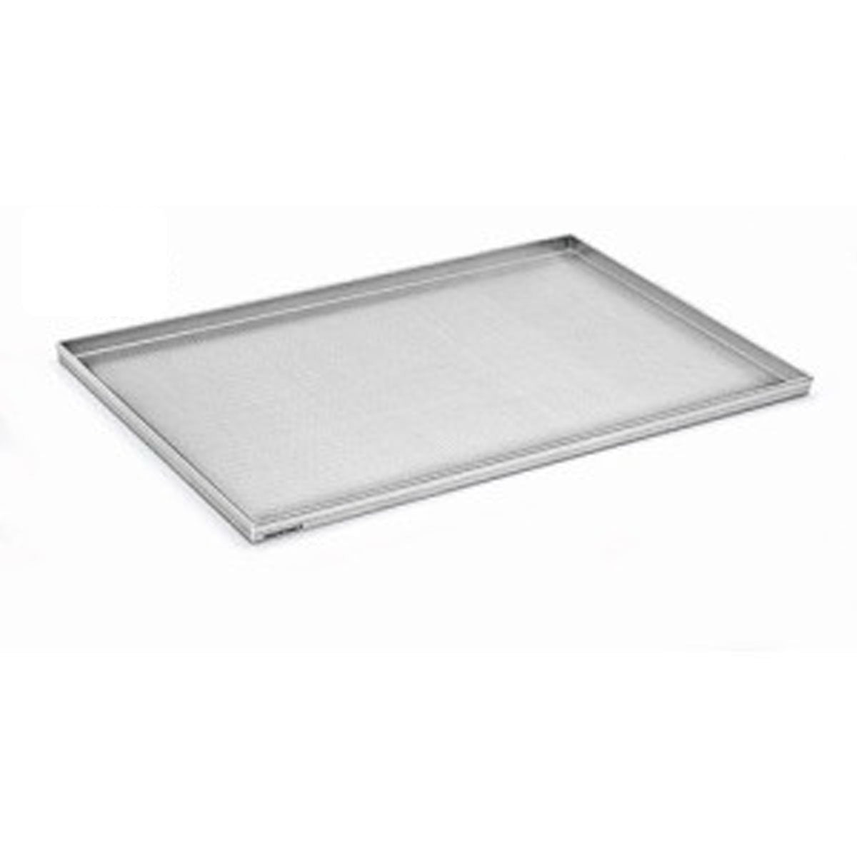 Plaque à pâtisserie plate en aluminium perforé