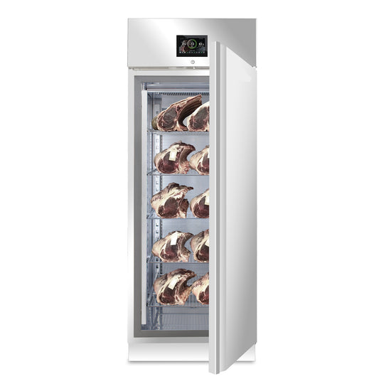 Refrigerated cabinet for maturing meat