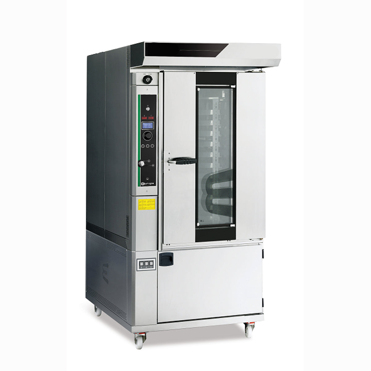 Mini rotor electric or gas/diesel oven 10 trays 40x60cm