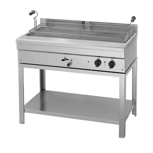 Electric and gas tabletop fryer for pastry