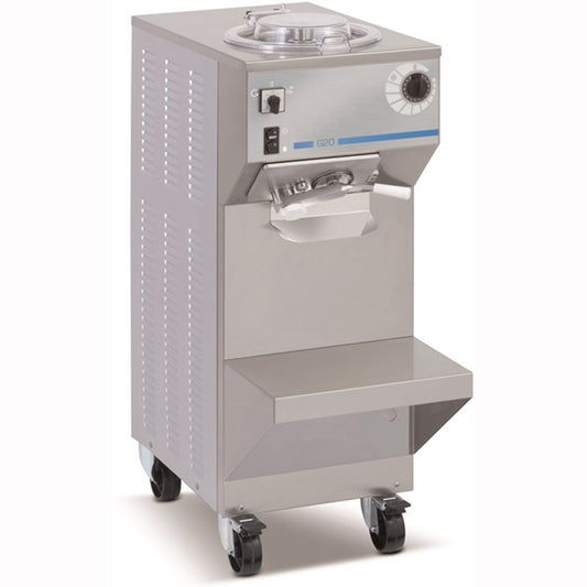 Commercial vertical electric ice cream churner
