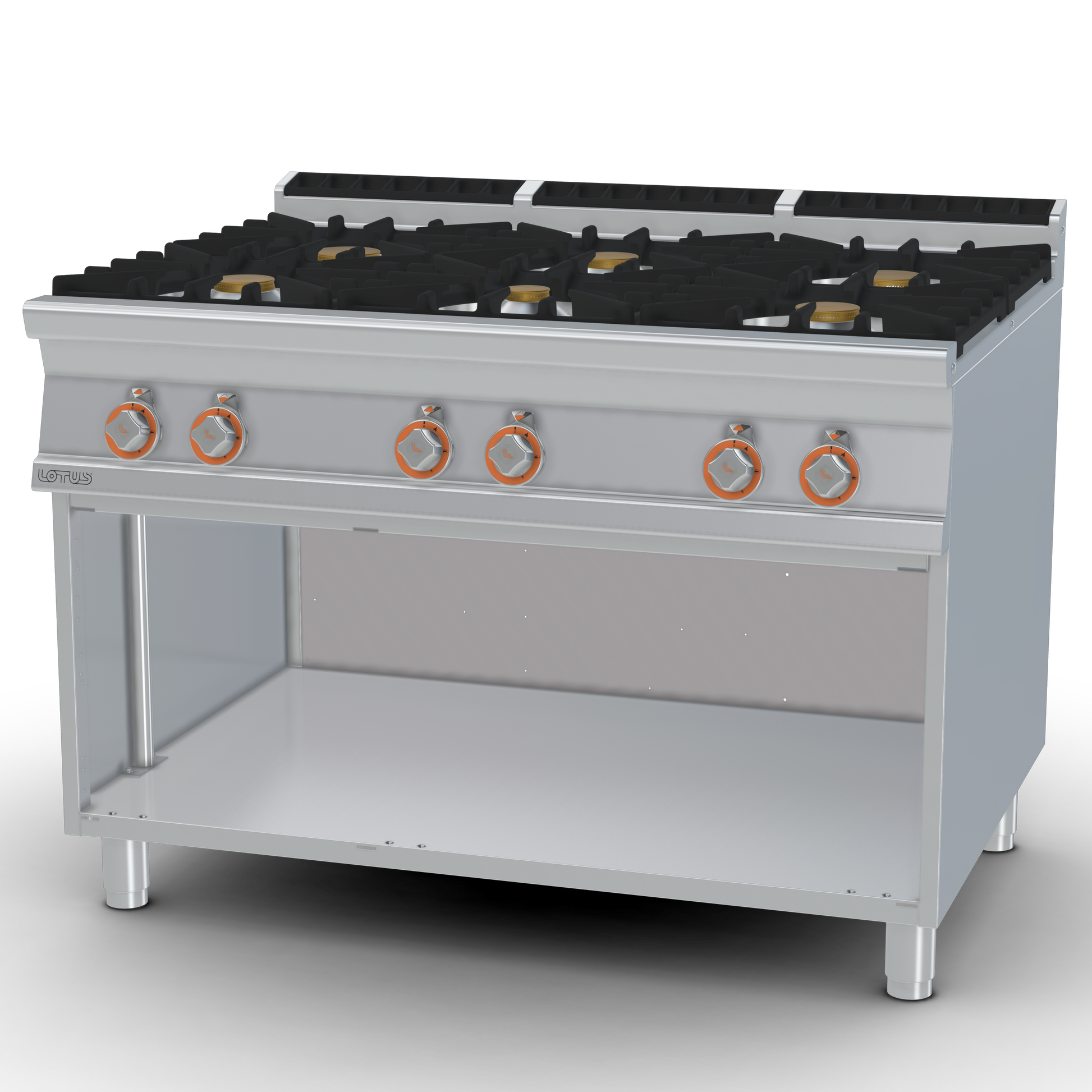 Plan de cuisson à gaz professionnel lotus 900 mm