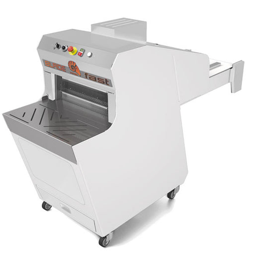 Commercial horizontal bread slicer machine