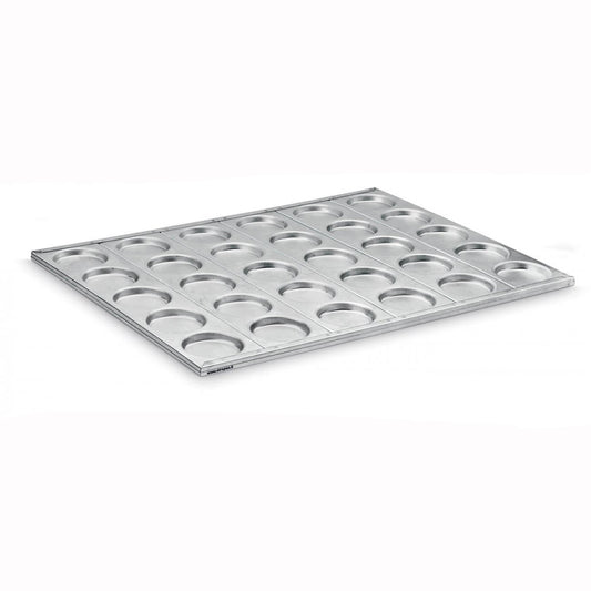 ALUMINIZED AND NON-STICK BAKING TRAY FOR BUNS, BREAD AND PIZZA